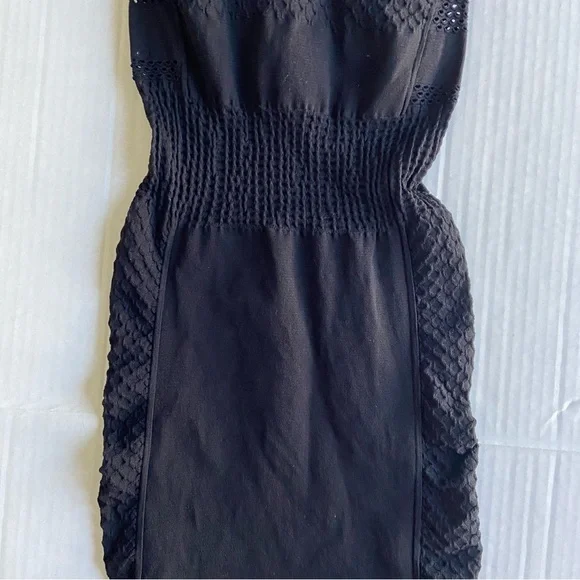 Intimately Free People Dress Womens XS/S Bodycon Tight Black Dress Cut Out - Picture 5 of 15